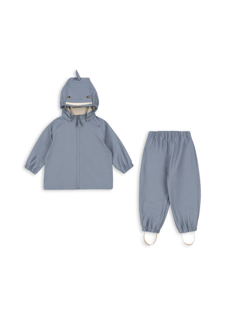 Konges Slojd - Raincoat set Rainy Palme (2-piece)