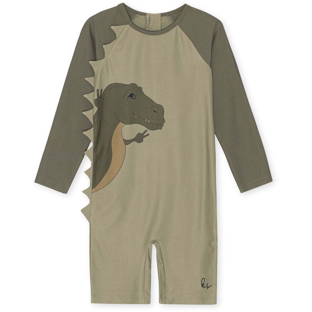 Konges Slojd -  Zwem onesie Aster  Dino, Zwemkleding, Konges Slojd, Keekabuu