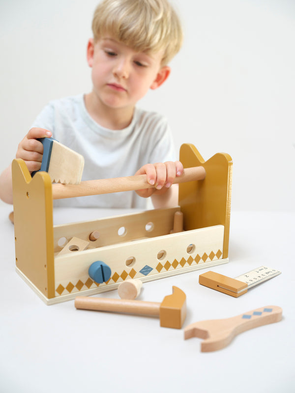 Fabelab - Mijn Eerste Gereedschapskist - Hout, Houten speelgoed, Fabelab, Keekabuu