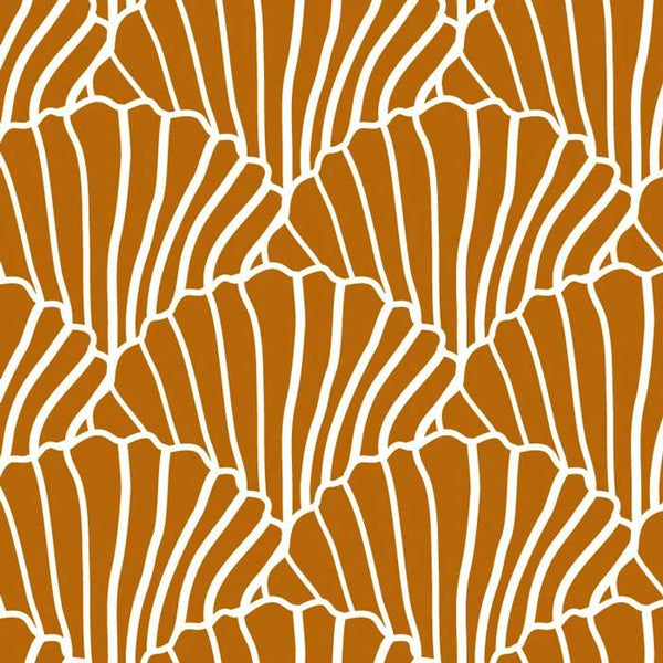 Swedish Linens - Jr. Bed Ledikant Hoeslaken Seashells (70x160cm), Hoeslakens, Swedish Linens, Keekabuu