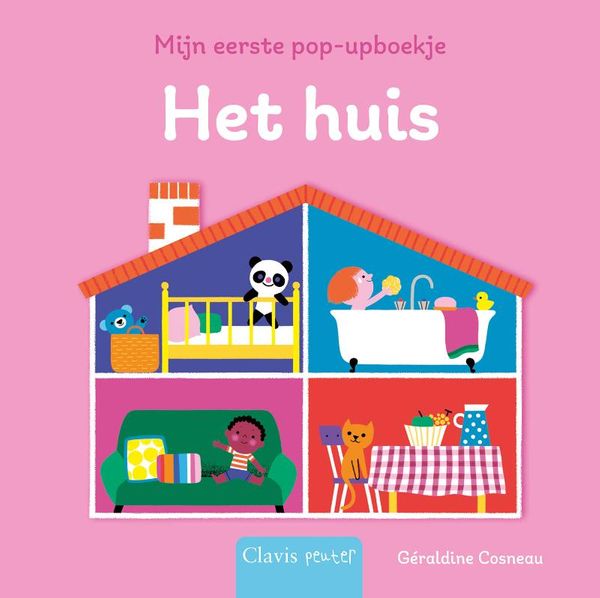 Clavis - Het huis Mijn eerste pop-upboekje, Peuterboeken, Clavis, Keekabuu