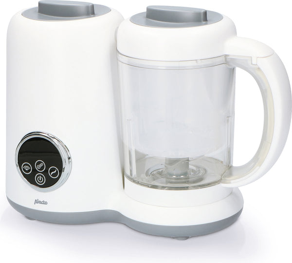 Alecto BFP-66 - 5-in-1 Baby Food Processor - Blender en Stomer - Wit, Food processor, Alecto, Keekabuu
