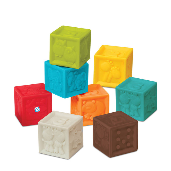Infantino - Sensory - Ball Block Buddies, Badspeelgoed, Infantino, Keekabuu