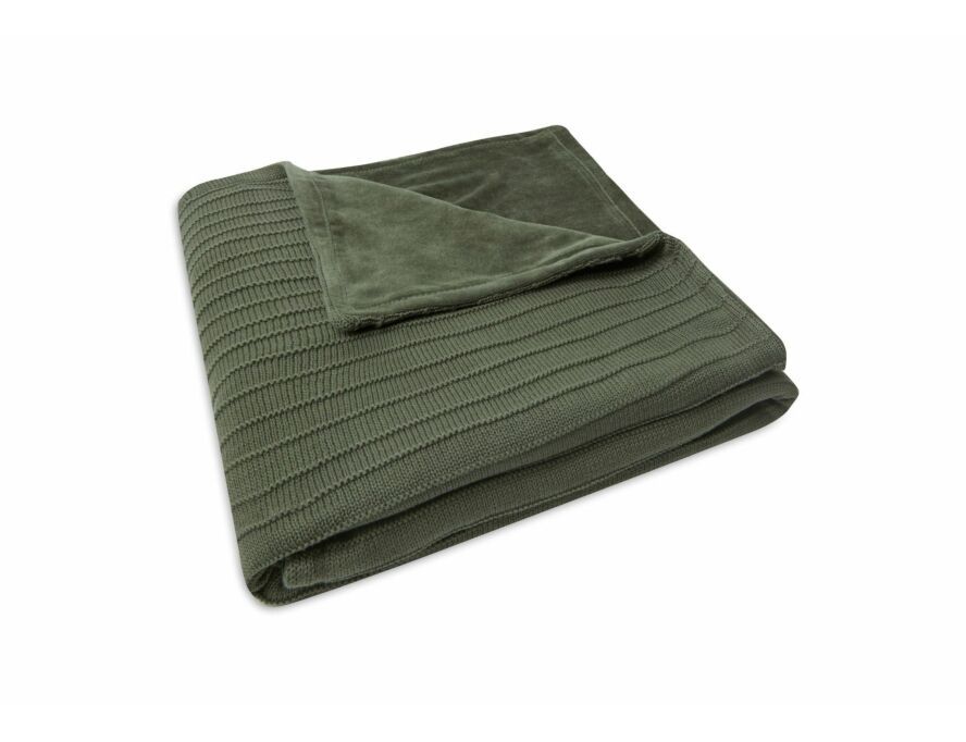 Jollein - Ledikantdeken Velvet Pure Knit GOTS, Dekens, Jollein, Keekabuu