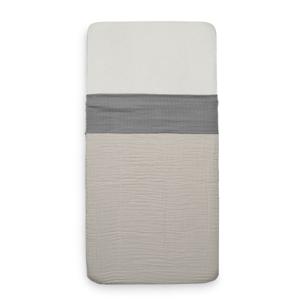 Jollein - Hydrofiele Wieglaken Wrinkled (75x100cm), Bedlakens, Jollein, Keekabuu