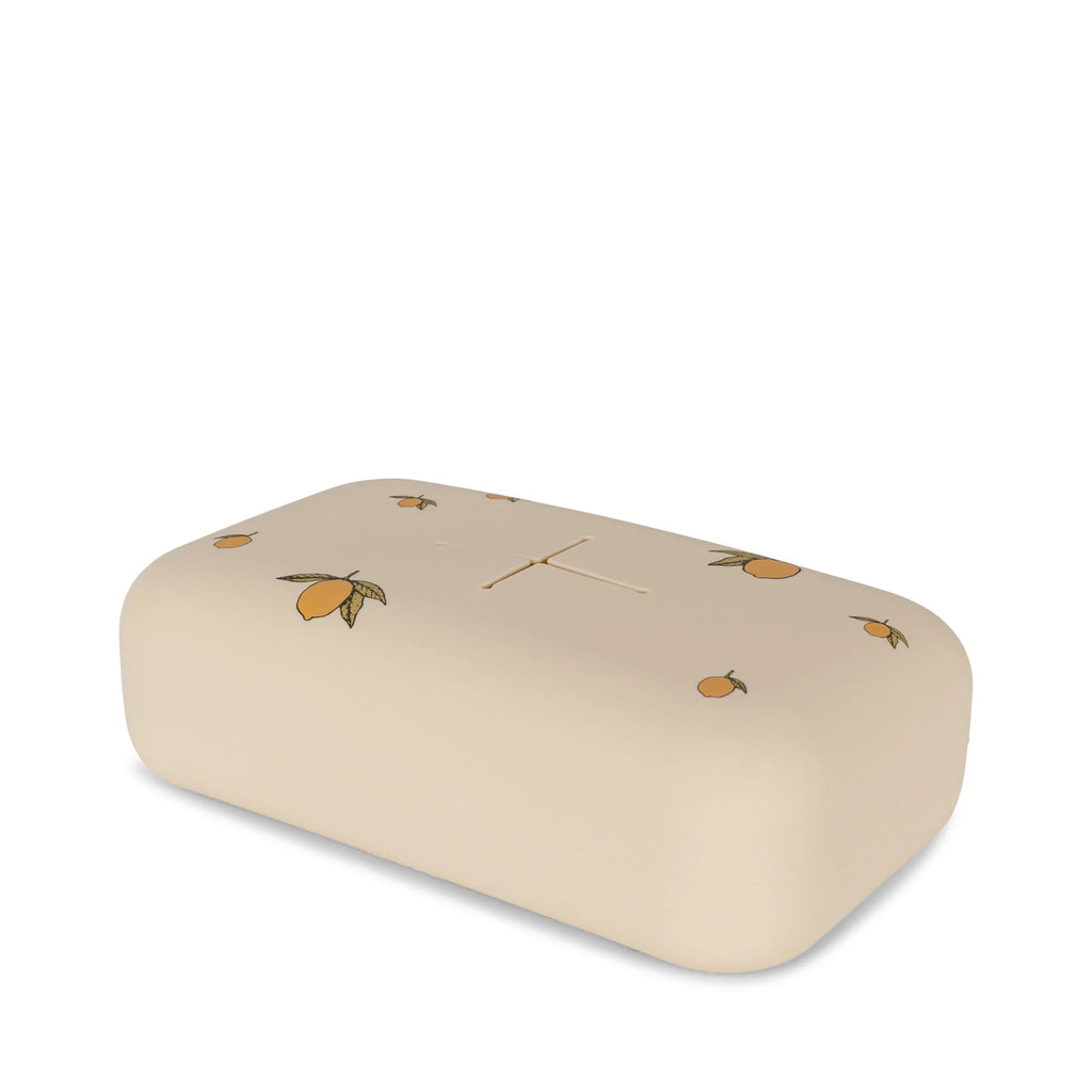 Konges Slojd - Opbergdoosje voor Vochtige Babydoekjes - Lemon, Billendoekjes Box, Konges Slojd, Keekabuu