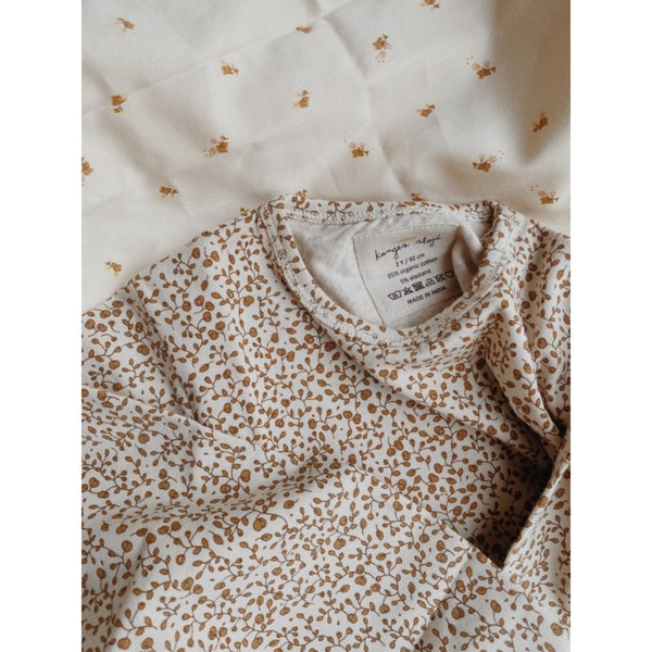 Konges Sløjd - Newborn Overslag Romper | Blossem mist birk, Rompers, Konges Slojd, Keekabuu