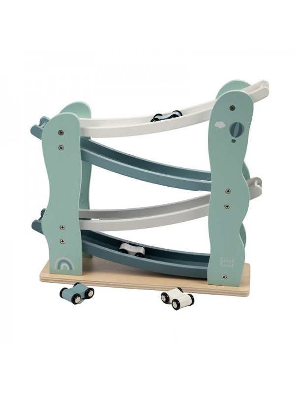 Label Label - Houten Autobaan, Houten speelgoed, Tryco, Keekabuu