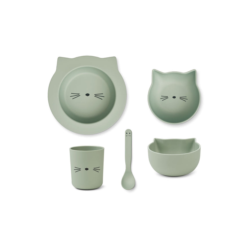 LIEWOOD WALT TABLEWARE SET DUSTY MINT MIX LIEWOOD WALT TABLEWARE SET DUSTY MINT MIX