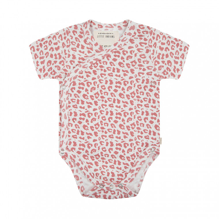 Little Indians Romper Baby korte mouwen | Leopard Rose, Rompers, Little Indians, Keekabuu