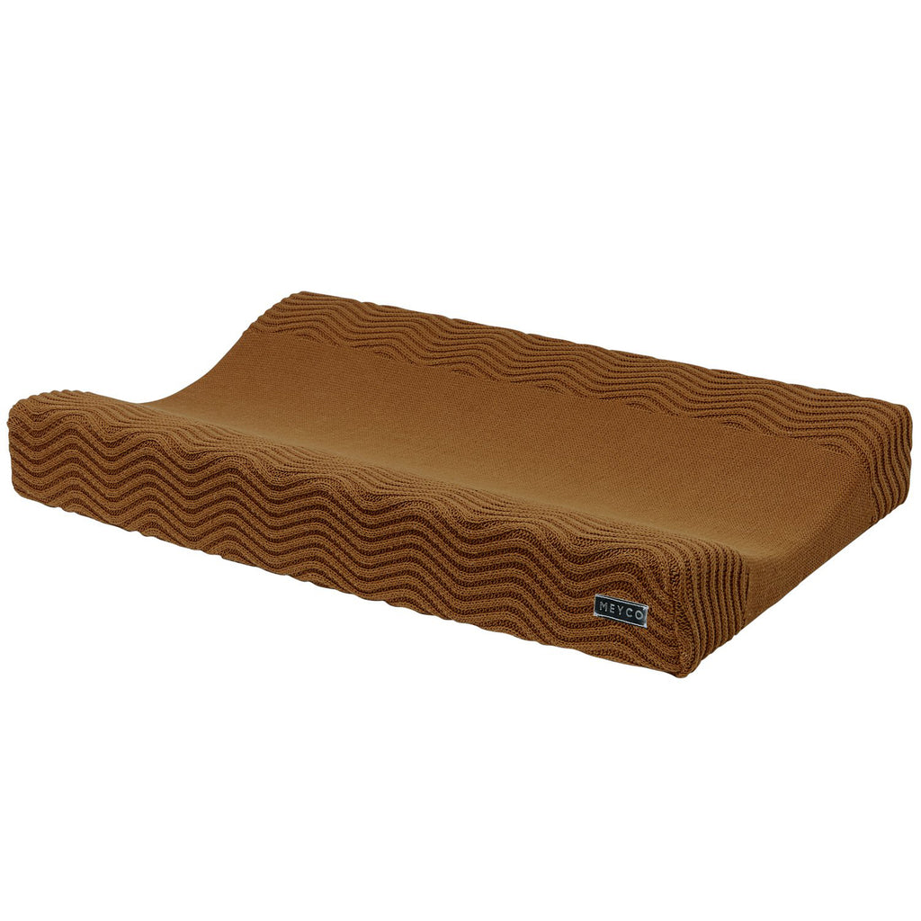 Meyco - Aankleedkussenhoes The Waves Camel, Aankleedkussenhoezen, Meyco, Keekabuu