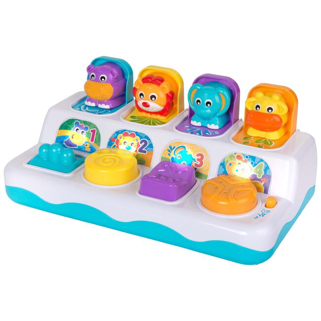 Playgro - Music And Lights Pop Up Jungle Pals, Activiteiten speelgoed, Playgro, Keekabuu