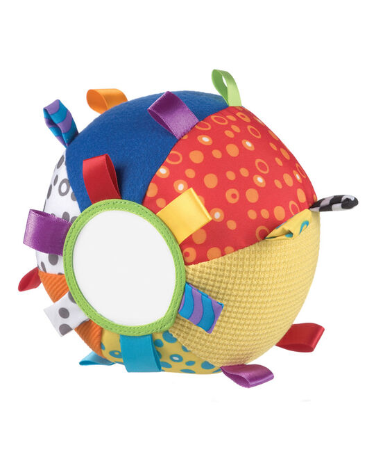 Playgro - Zachte Vrolijke Loopy Loops Bal, Rammelaars, Playgro, Keekabuu