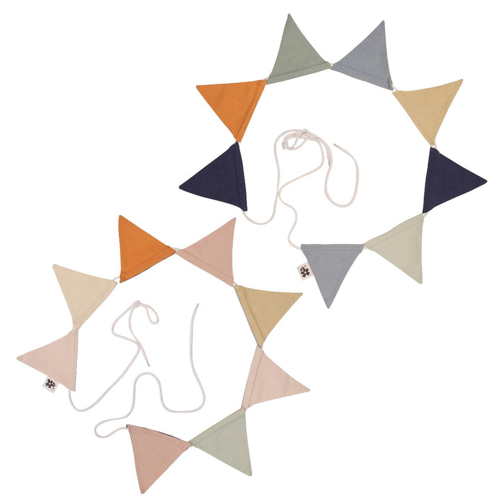 Sebra -  Vlaggenlijn Candy Pink en Denim, Kransen en slingers, Sebra, Keekabuu