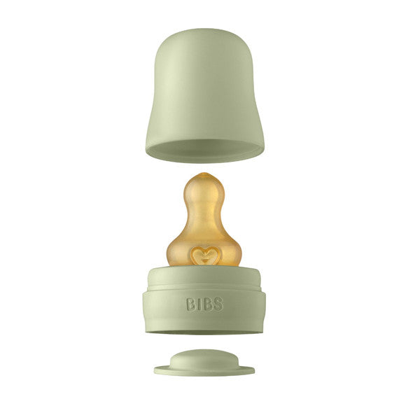 BIBS - Baby Glass Bottle Complete Set Latex - 110ml, Babyflessen, Bibs, Keekabuu