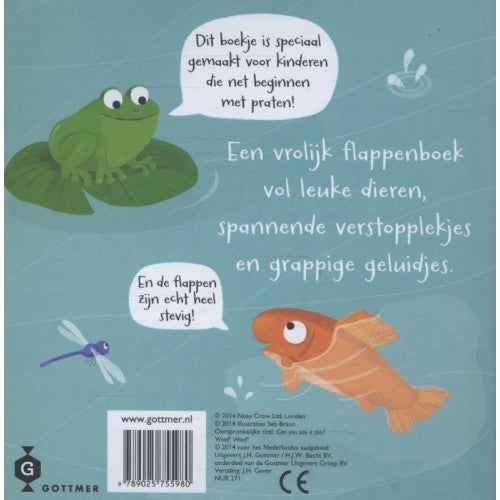 Gottmer Kinderboeken -  Hoe doet dit dier? Woef! Woef, Peuterboeken, Gottmer, Keekabuu
