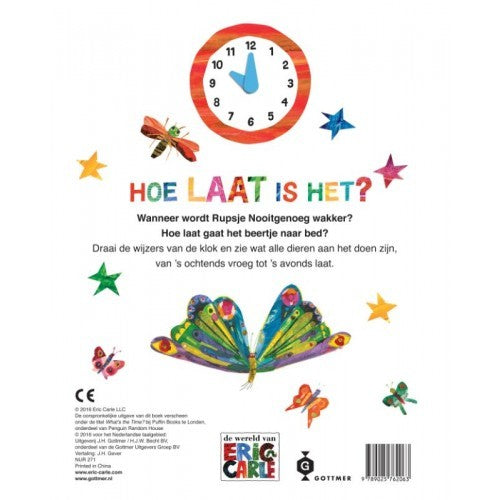 Gottmer Kinderboeken -  Rupsje Nooitgenoeg, hoe laat is het?, Peuterboeken, Gottmer, Keekabuu