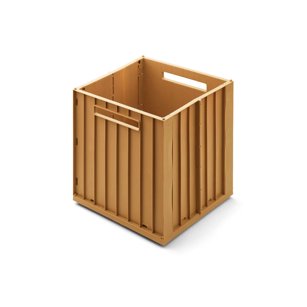 LIEWOOD ELIJAH STORAGE BOX W. LID GOLDEN CARAMEL LIEWOOD ELIJAH STORAGE BOX W. LID GOLDEN CARAMEL