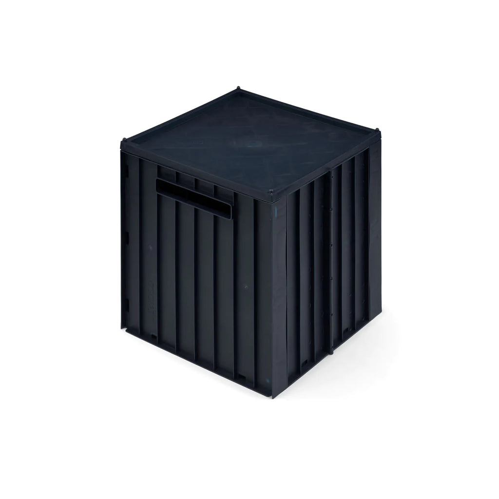 LIEWOOD ELIJAH STORAGE BOX W. LID MIDNIGHT NAVY LIEWOOD ELIJAH STORAGE BOX W. LID MIDNIGHT NAVY
