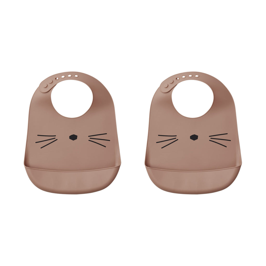 Liewood - Tilda Silicone Slabbetje (set van 2), Slabbetjes, Liewood, Keekabuu