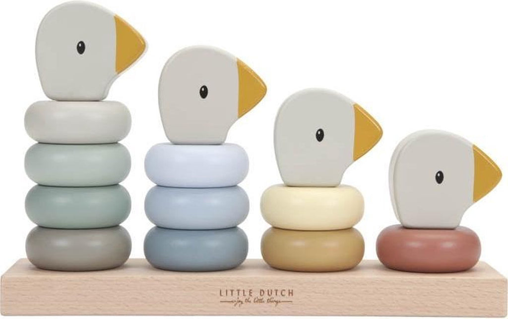 Little Dutch - Stapelaar Little Goose Family, Houten speelgoed, Little Dutch, Keekabuu