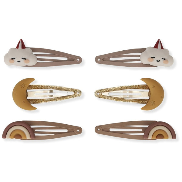 Konges Slojd - Haarclip met Decoratie in 6-pack, Haaraccessoires, Konges Slojd, Keekabuu
