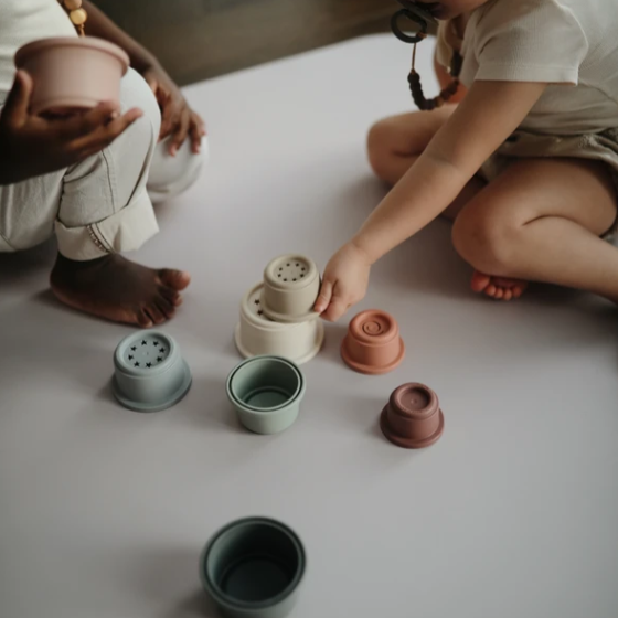 Mushie Stapeltoren | Basic Pastel