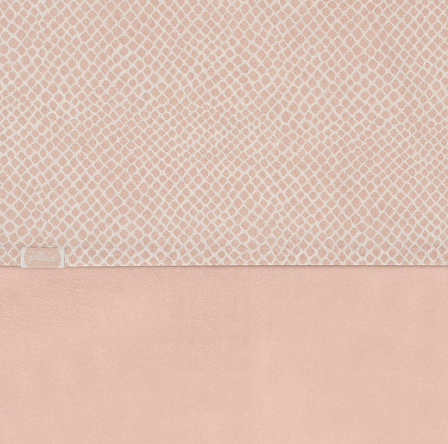 Jollein - Wieglaken Snake Pale Pink, Lakens, Jollein, Keekabuu