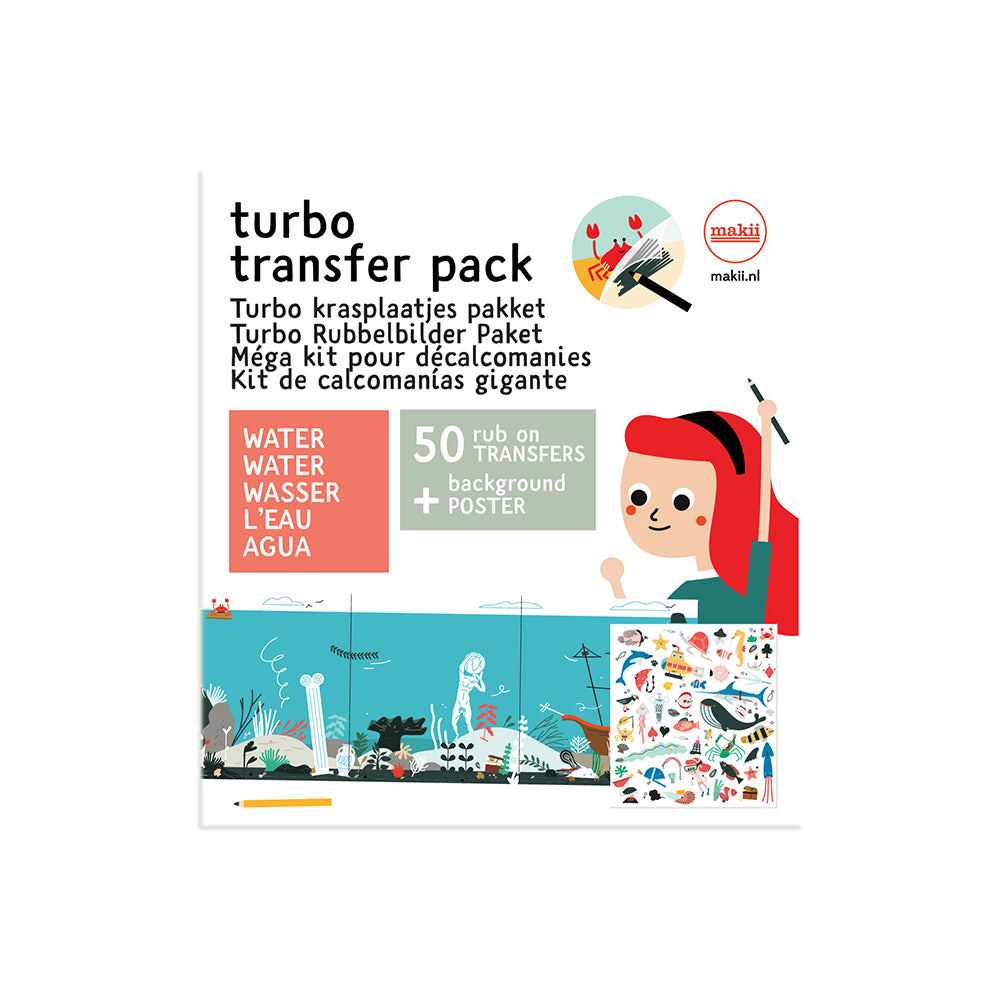 Makii - Turbo Krasplaatjes pakket, Kleurplaten & stickers, Makii, Keekabuu