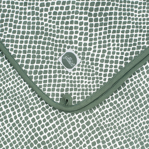 Jollein Wiegdeken Jersey | Snake Ash Green, Dekens, Jollein, Keekabuu